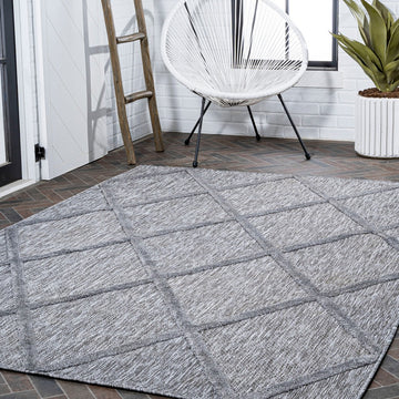 Salines Diamond Trellis Indoor/outdoor Area Rug